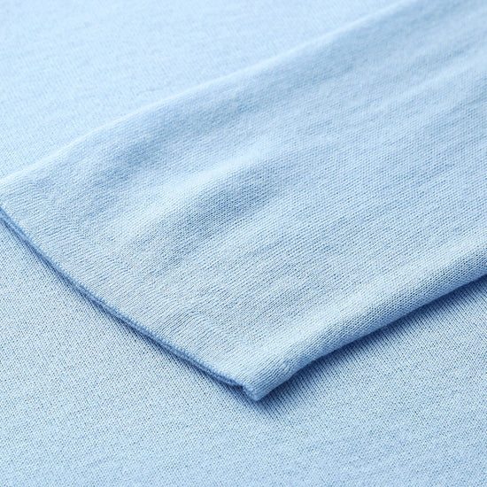 COMOBOCA Women's V-Neck Layered Knit Sweater