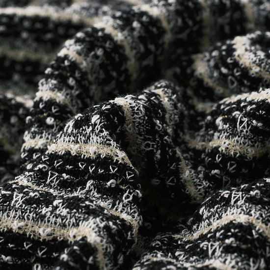 COMOBOCA Women's Elegant Striped Knit T-Shirt