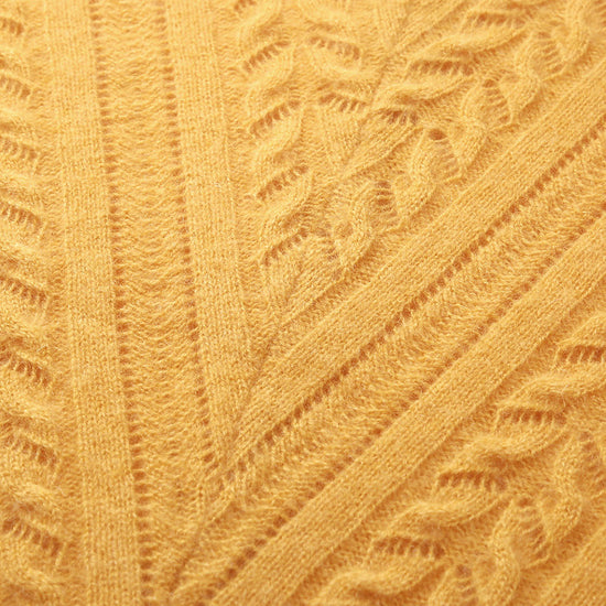 COMOBOCA 100% Cashmere Women's V-Neck Drop Shoulder Sweater