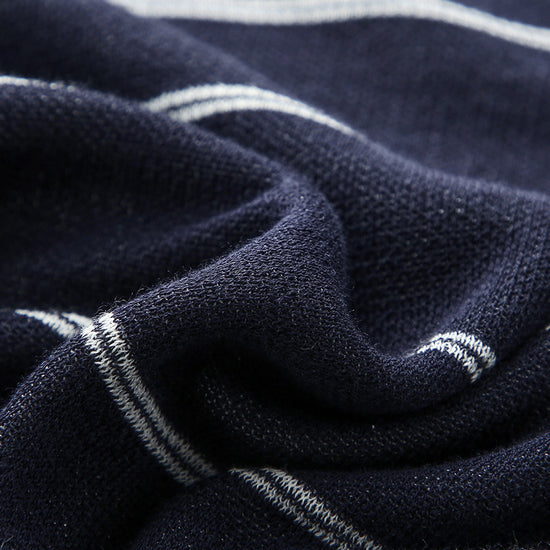 COMOBOCA Women's Striped Floral Knit T-Shirt