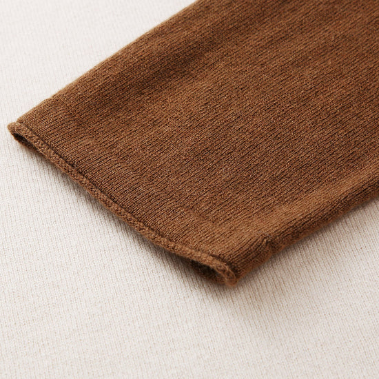 COMOBOCA 100% Wool Women's Color Block Knit Sweater