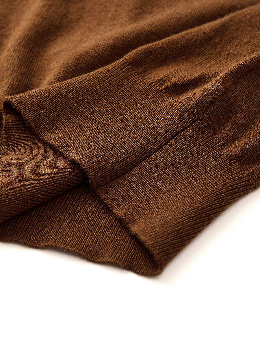 COMOBOCA 100% Wool Worsted Women's Elegant Sweater