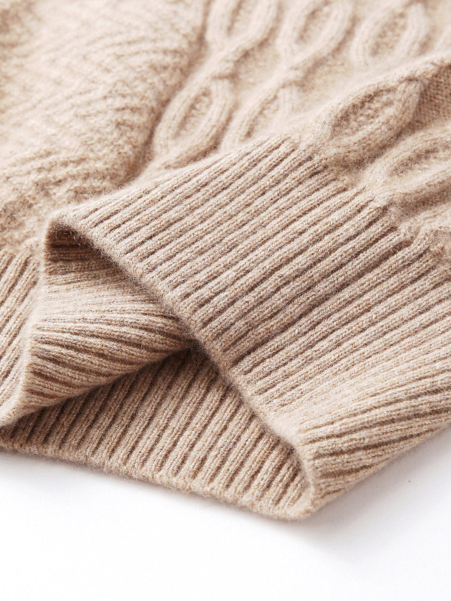 COMOBOCA 100% Cashmere Women's Knitted Sleeveless Sweater Vest