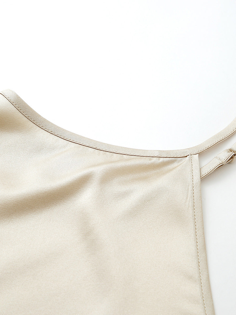 COMOBOCA Women's Silk V-Neck Adjustable Straps Camisole