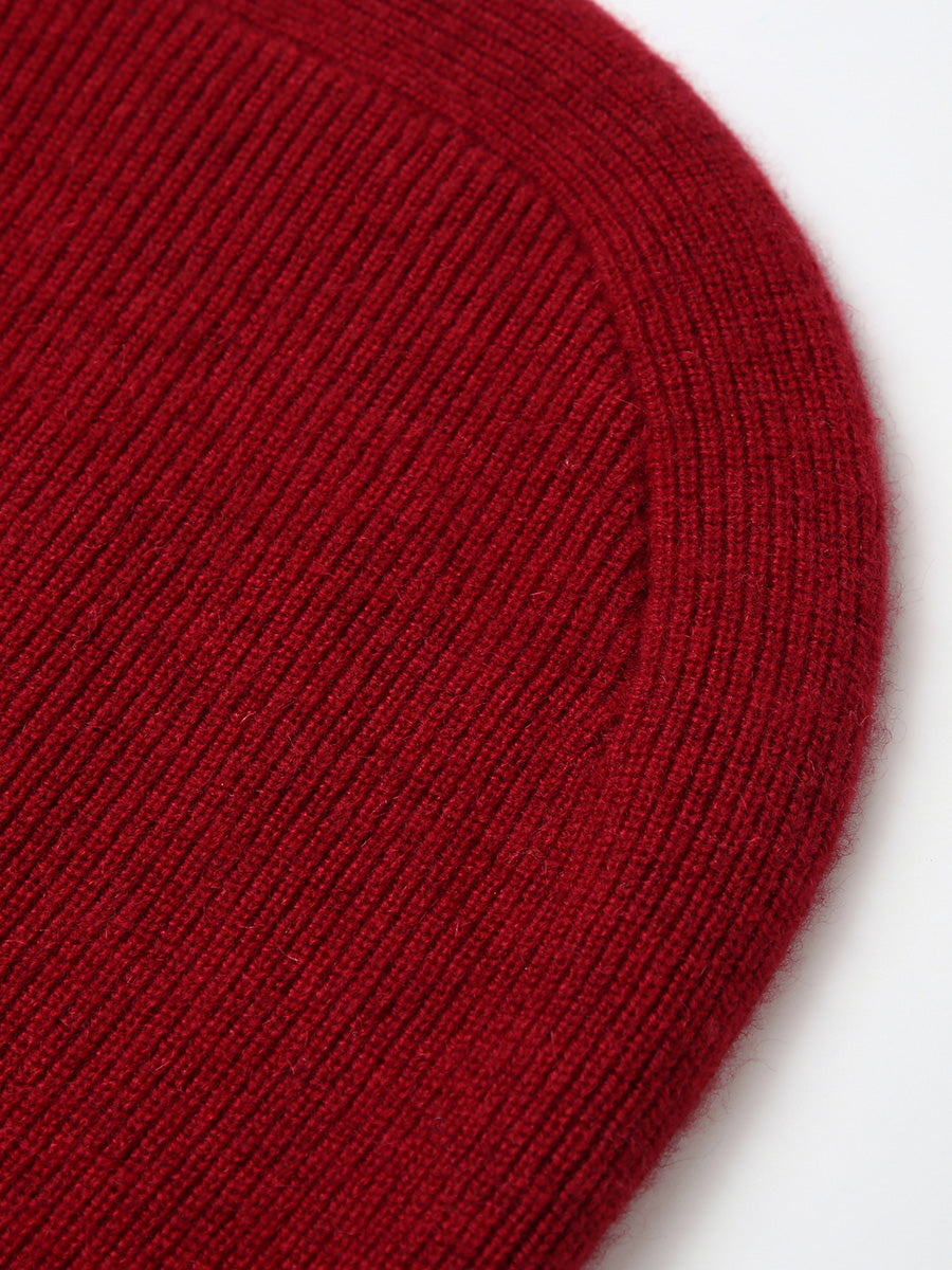 COMOBOCA 100% Cashmere Women's Zip Up Knit Hooded Neck Warmer