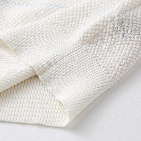 COMOBOCA Women's Striped Polo Knit T-Shirt