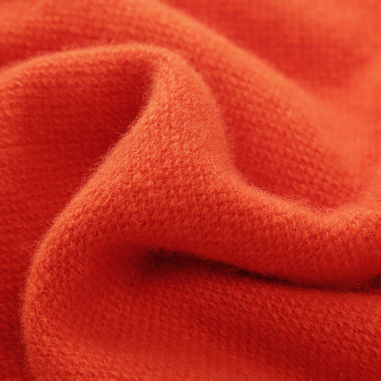 COMOBOCA 100% Wool Women's Contrast Trim Floral Embroidery Cardigan