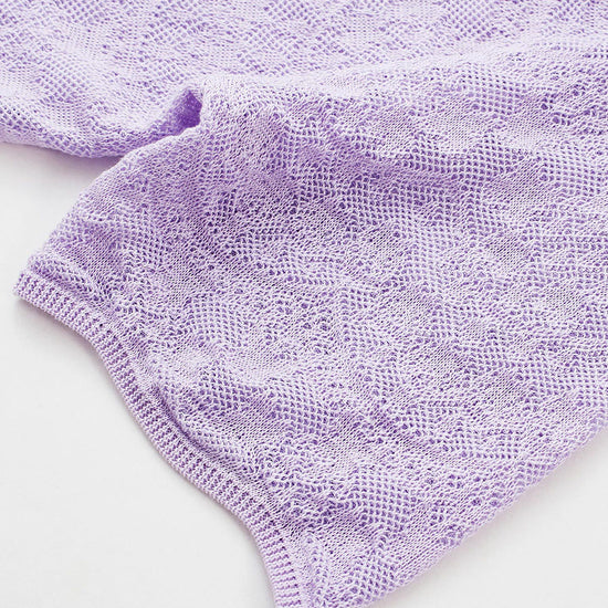 COMOBOCA Women's Sheer Floral Lace Knit T-Shirt