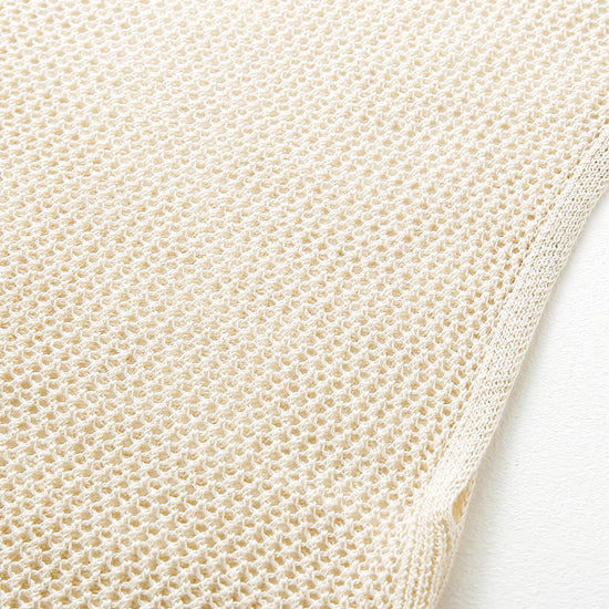 COMOBOCA Women's Sheer Mesh Knit Cap Sleeve Top with Side Slit