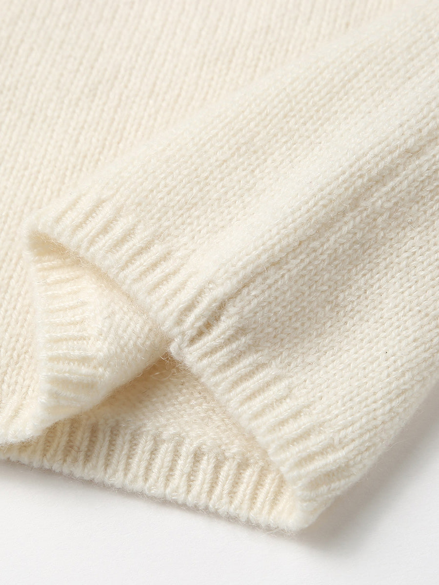 COMOBOCA 100% Cashmere Classic Slouchy Beanie