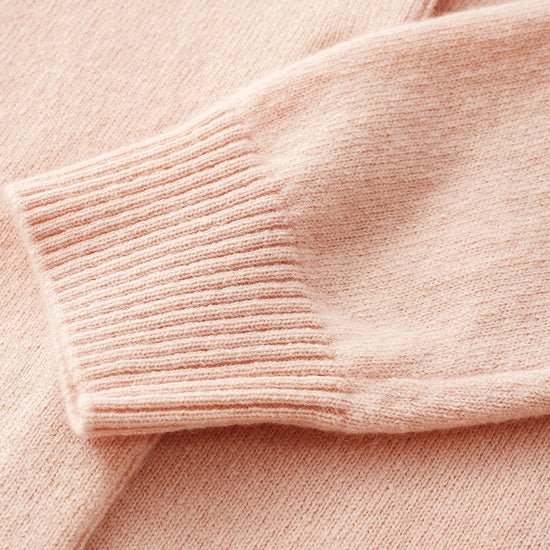 COMOBOCA 100% Wool Kids' Colorful Heart Shaped Buttons Cardigan