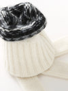 COMOBOCA 100% Cashmere Soft Knit Gloves with Nordic Design