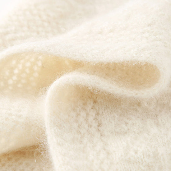 COMOBOCA 100% Cashmere Cozy Knit Cowl Neck Warmer