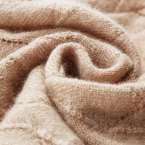 COMOBOCA 100% Cashmere Women's Knit Neck Warmer