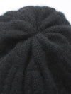 COMOBOCA 100% Cashmere Cable Slouchy Beanie