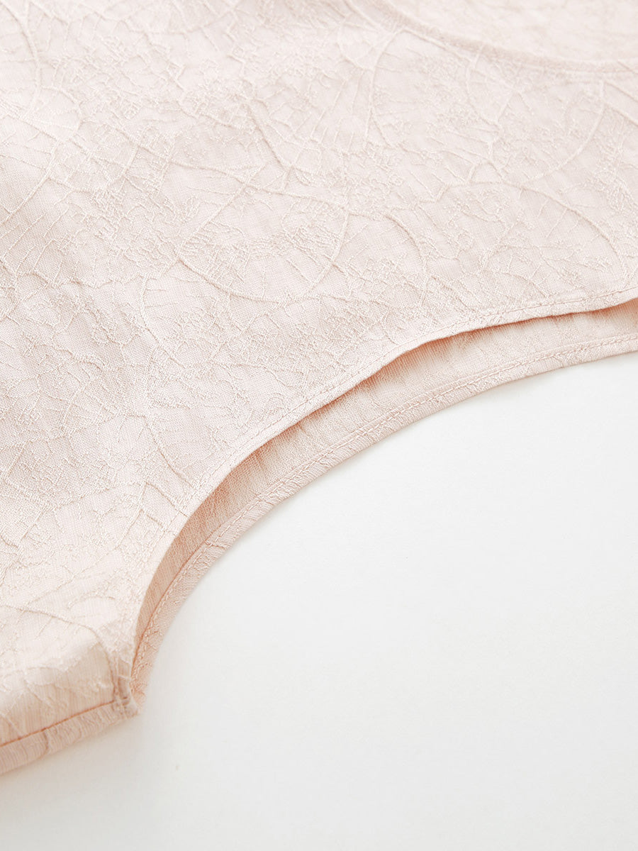 COMOBOCA Women's Textured Back Keyhole Tank Top