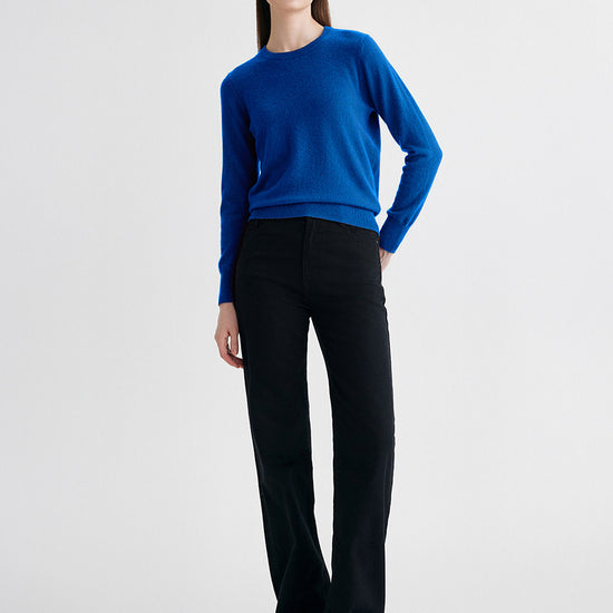 COMOBOCA 100% Cashmere Women's Round Neck Sweater