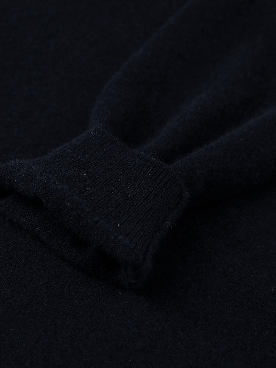 COMOBOCA 100% Cashmere Women's Sailor Collar Sweater