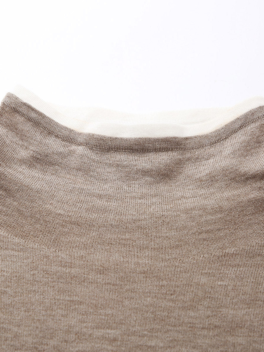 COMOBOCA 100% Wool Women's Lightweight Turtleneck Sweater