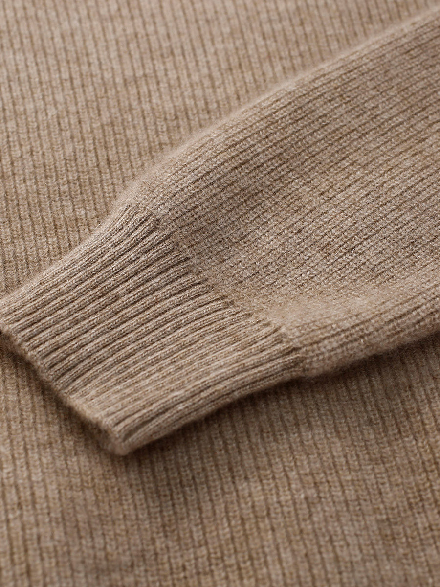 COMOBOCA 100% Cashmere Women's Knit Sweater Hoodie