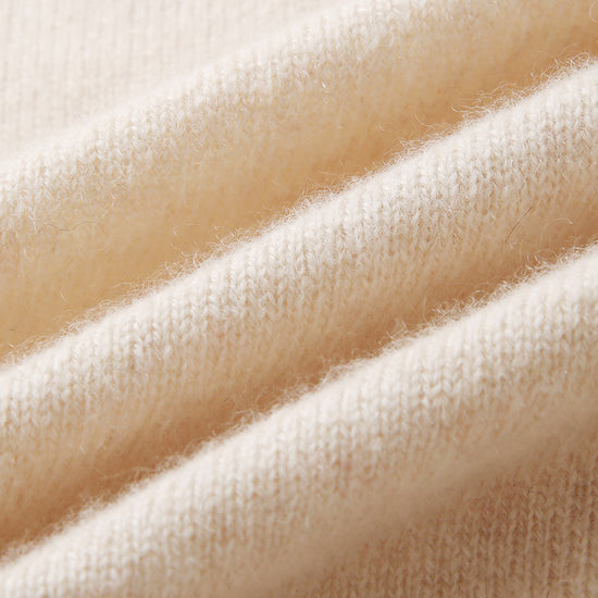 COMOBOCA 100% Cashmere Women's Double Zip Hoodie