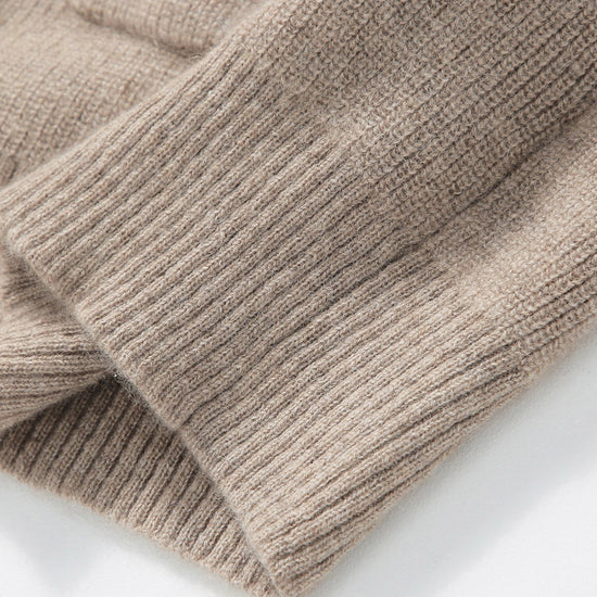 COMOBOCA 100% Cashmere Women's Cardigan Long Knit Coat