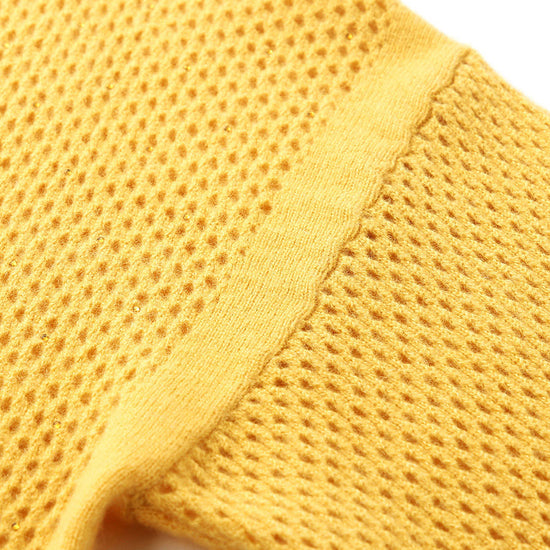 COMOBOCA 100% Cashmere Women's Breathable Mesh Sweater