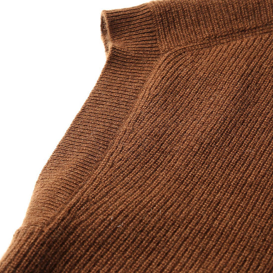 COMOBOCA 100% Cashmere Women's Hooded Double-Head Zipper Vest