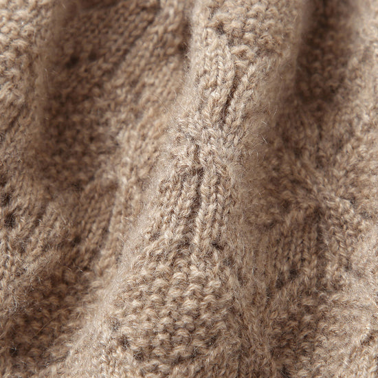 COMOBOCA 100% Cashmere Luxurious Knit Beanie