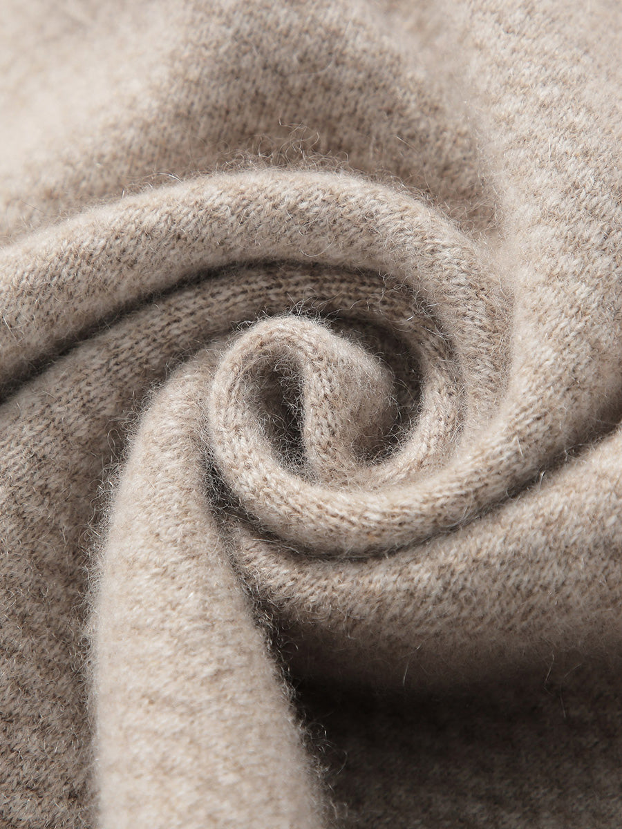 COMOBOCA 100% Cashmere Women's Long Coat