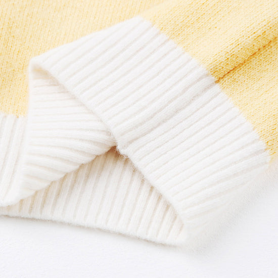 COMOBOCA 100% Wool Kids' Mock Neck Jacquard Sweater