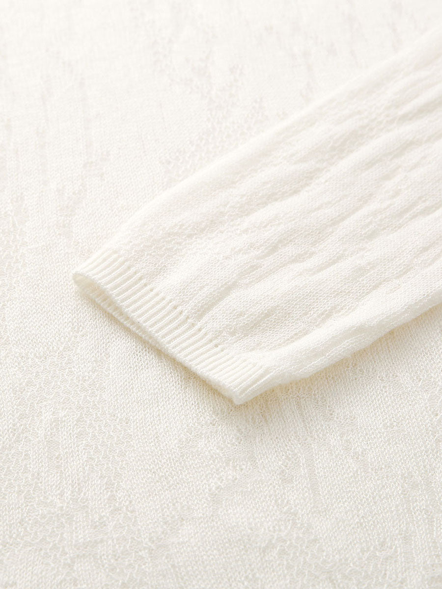 COMOBOCA Women's Round Neck Knit Sweater