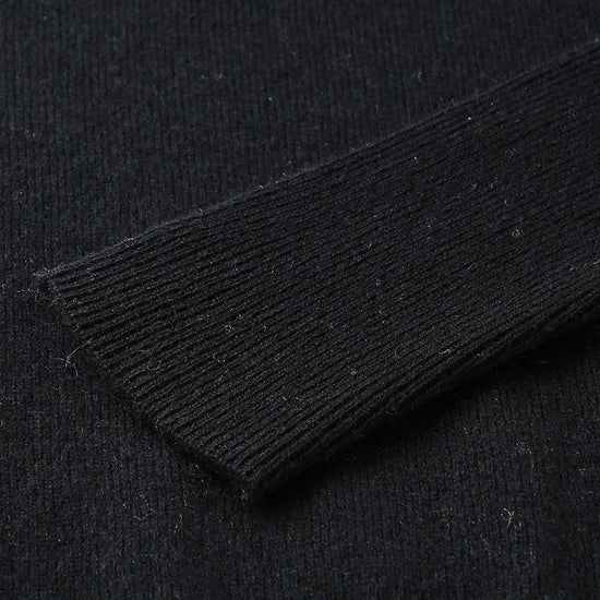 COMOBOCA 100% Cashmere Women's Mock Neck Tie-Waist Sweater