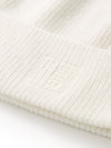 COMOBOCA 100% Cashmere Women's Ribbed Knit Beanie