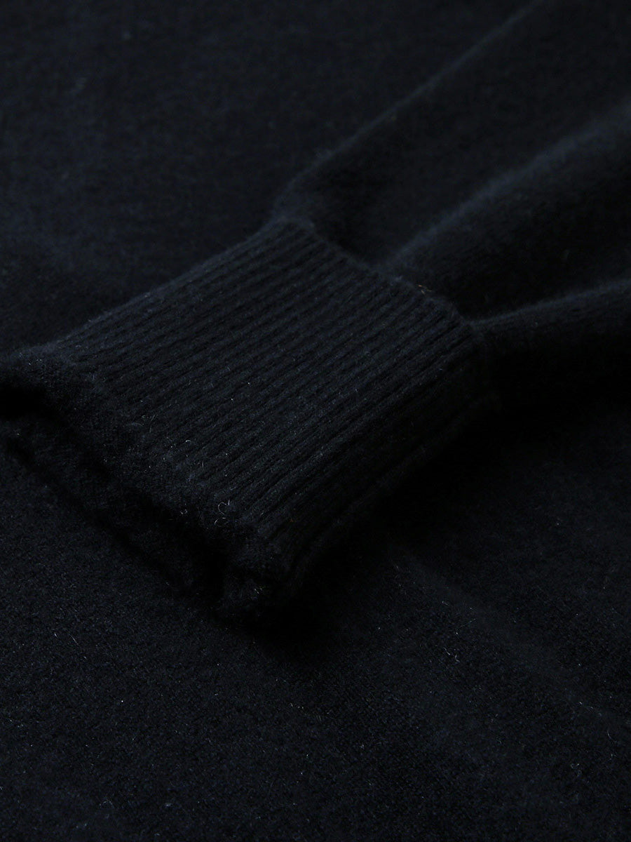 COMOBOCA 100% Cashmere Women's Sailor Collar Cardigan