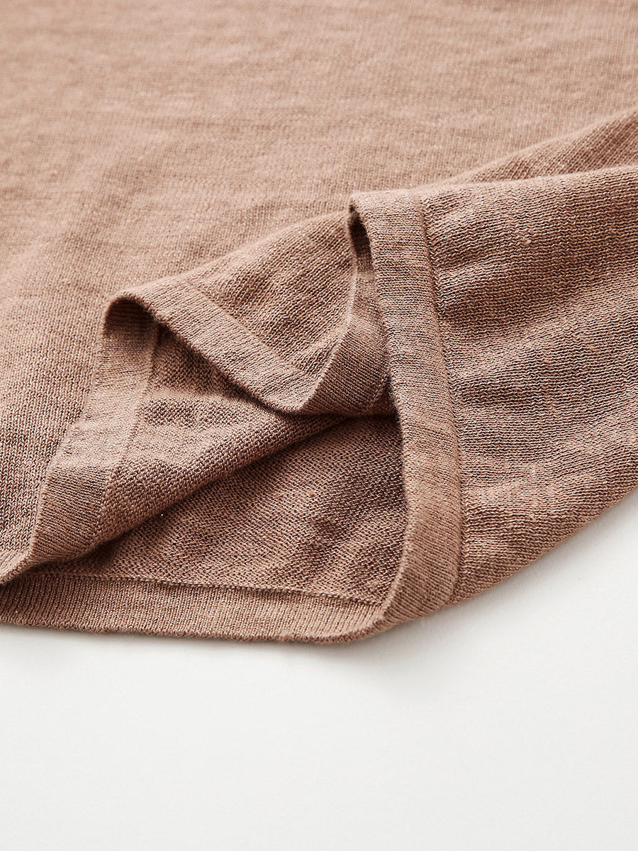 COMOBOCA Women's Linen Versatile Basic Tank Top