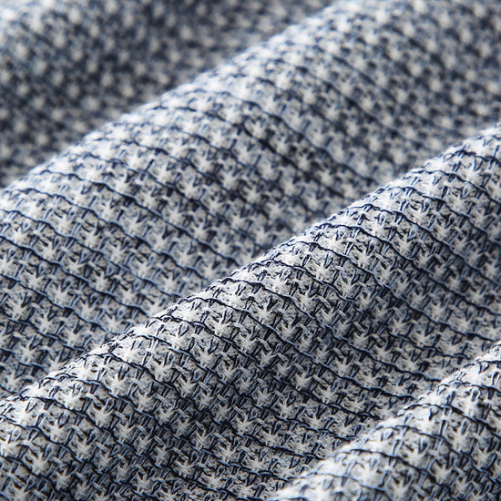 COMOBOCA Women's Cotton Silk Frayed Edge Button-Up Blouse