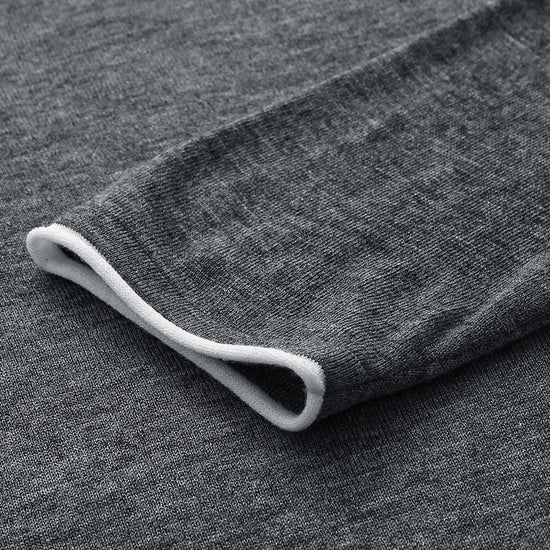 COMOBOCA Women's Rhinestone Detail Crewneck Knit Sweater