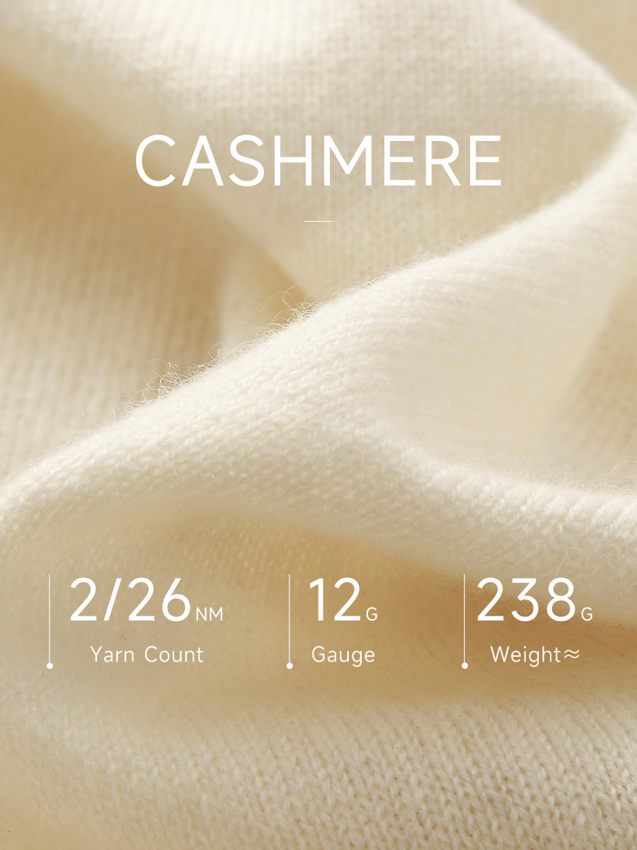 COMOBOCA 100% Cashmere Women's Cable Knit Button Front Cardigan