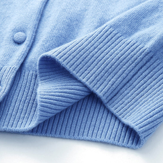 COMOBOCA 100% Cashmere Women's Fair Isle Cardigan Sweater