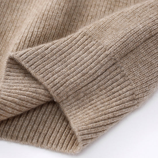 COMOBOCA 100% Cashmere Women's Knit Sweater Hoodie