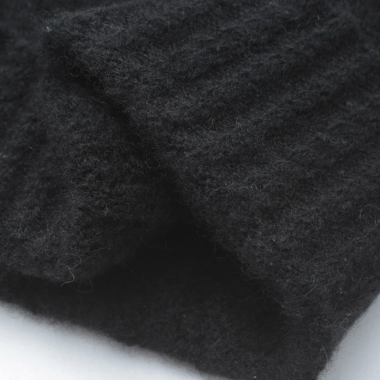 COMOBOCA 100% Cashmere Cable Slouchy Beanie