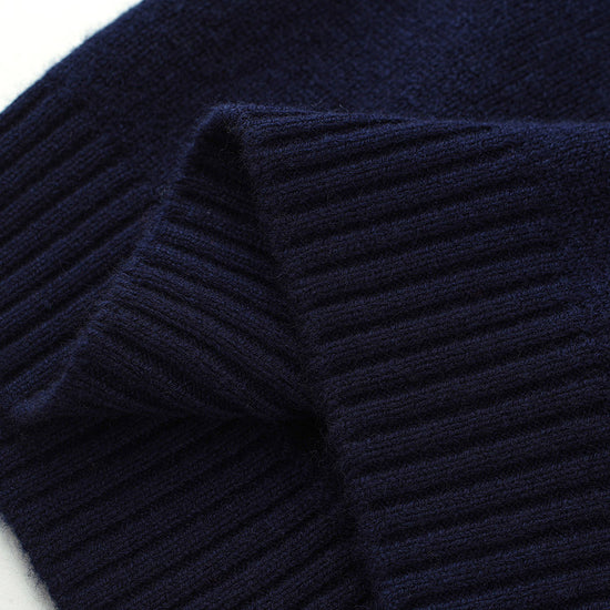 COMOBOCA 100% Wool Kids' Fair Isle Round Neck Sweater