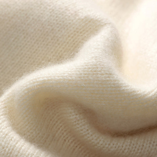 COMOBOCA 100% Cashmere Women's Knit Zip Up Cardigan Sweater