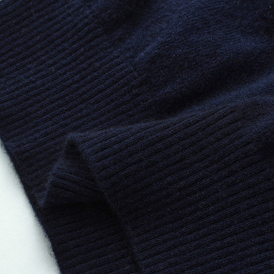 COMOBOCA 100% Cashmere Women's Fair Isle Round Neck Sweater