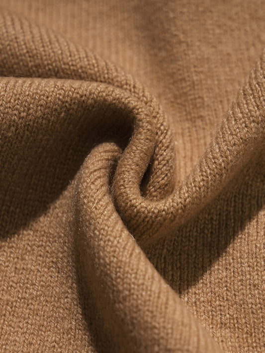 COMOBOCA 100% Cashmere Classic Slouchy Beanie