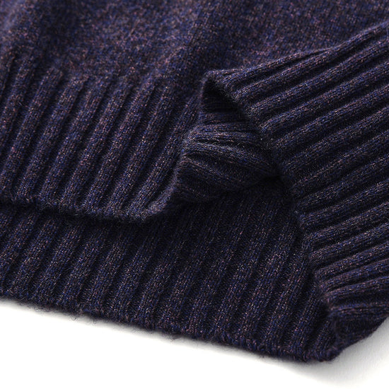 COMOBOCA 100% Cashmere Women's Ribbed Turtleneck Sweater