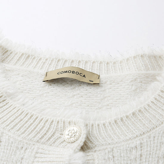 COMOBOCA 100% Cashmere Women's Knit Button Down Cardigan