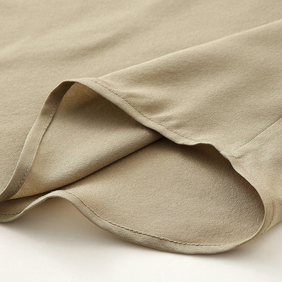 COMOBOCA 100% Mulberry Silk Women's Draped Cowl Neck Blouse