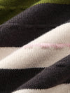 COMOBOCA 100% Wool Women's Cozy Striped Knit Sweater